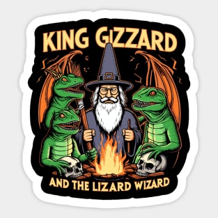 king gizzard and the lizard wizard Sticker